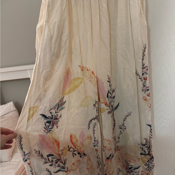 Free People Floral One-Shoulder Romper XS – Boho Summer Vintage FP - Picture 6 of 7